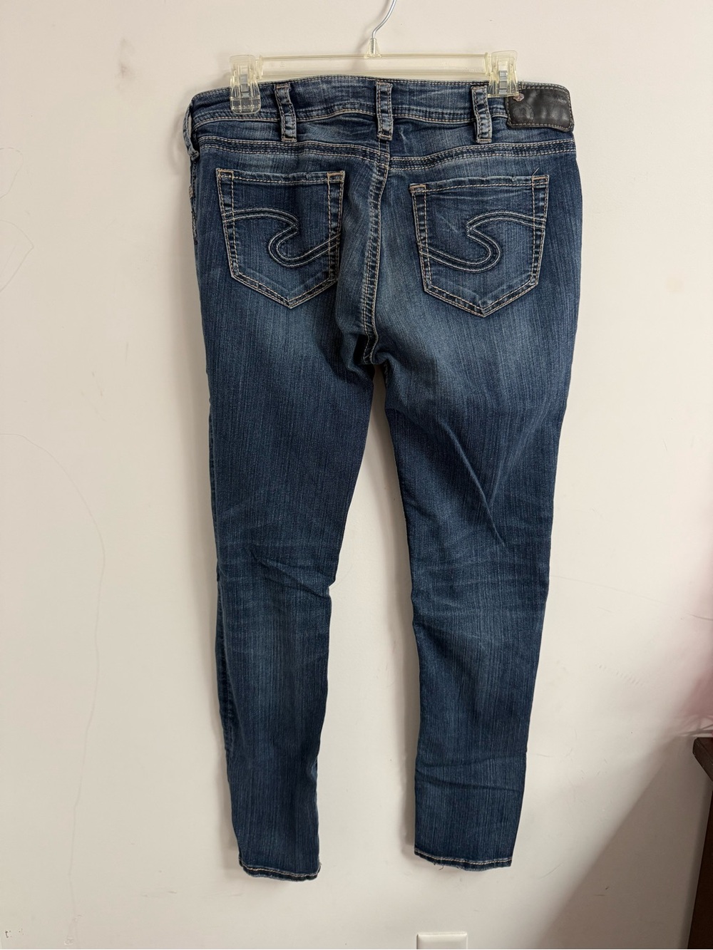 Women’s Dark Blue Slim Fit Jeans - Picture 7 of 11